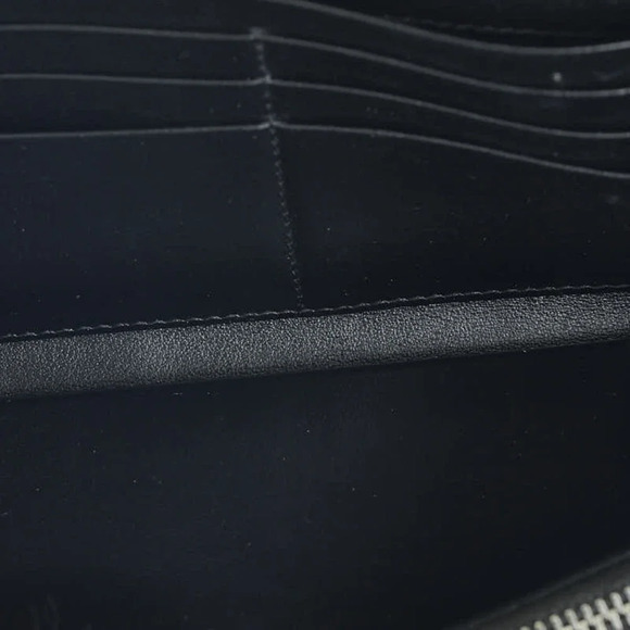 Authentic YSL Star Print Leather Zip Around Wallet - Picture 8 of 12